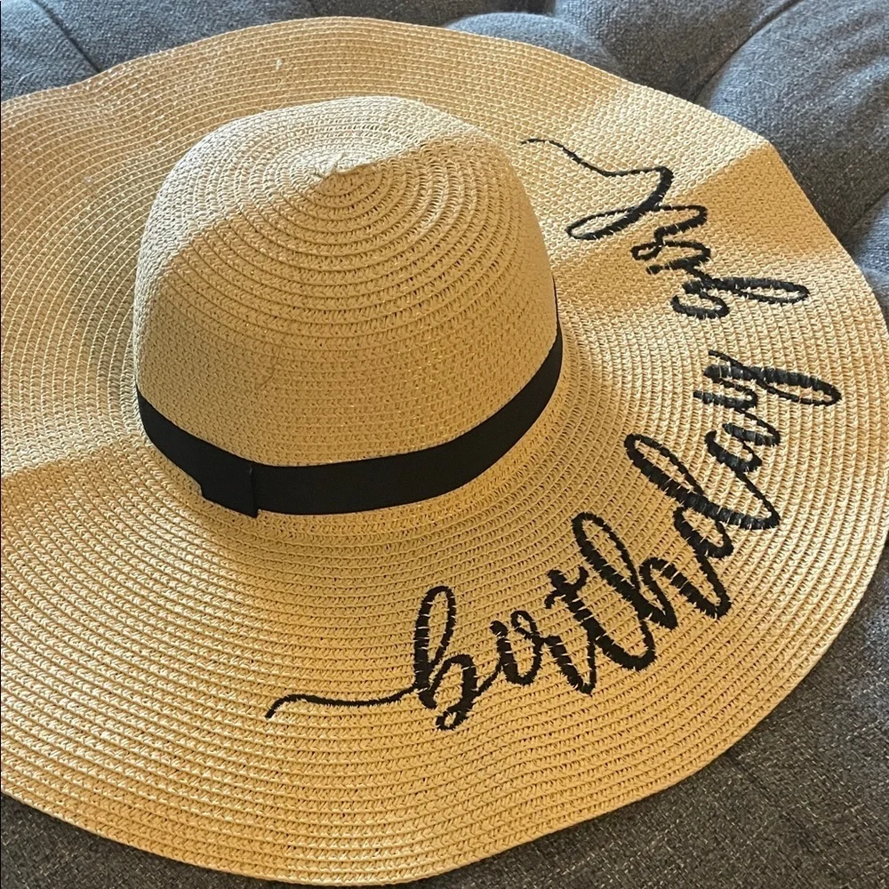 Birthday Girl Straw Party Hat